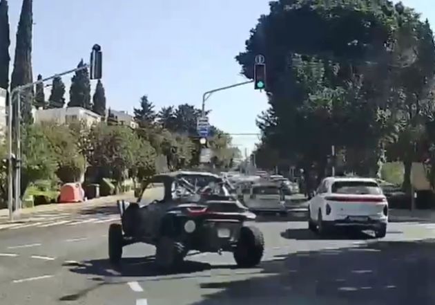 Смотрите: опасные гонки по улицам Хайфы попали на видео