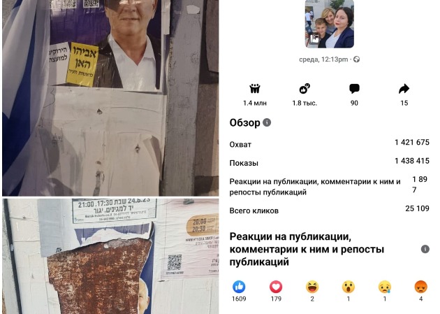 Выборы в Хайфе: вандализм и атака ботов на страницу Марины Барановской