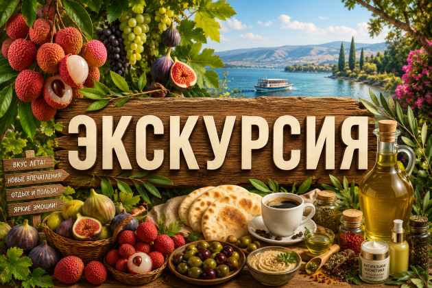 Приглашаем вас в незабываемое путешествие — «ЛИЧИ-ТУР: СЛАДКИЙ УРОЖАЙ И ПРОХЛАДА КИНЕРЕТА»!