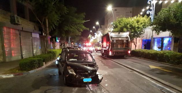 Авария на улице Герцль: трое пострадавших