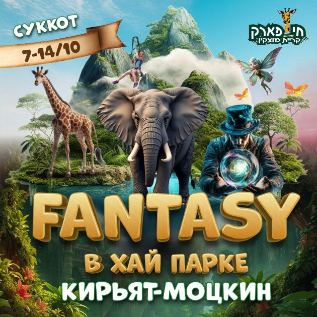 Праздник Fantasy в Хай парке в Кирьят-Моцкине