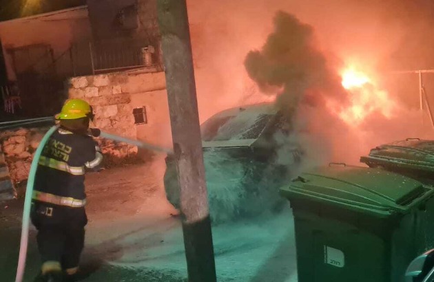Хайфа: снова поджог автомобиля