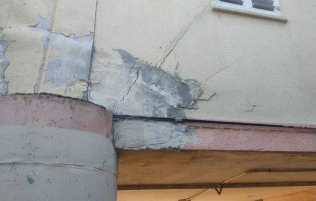 Взрывы в Хайфе: на здании появились трещины